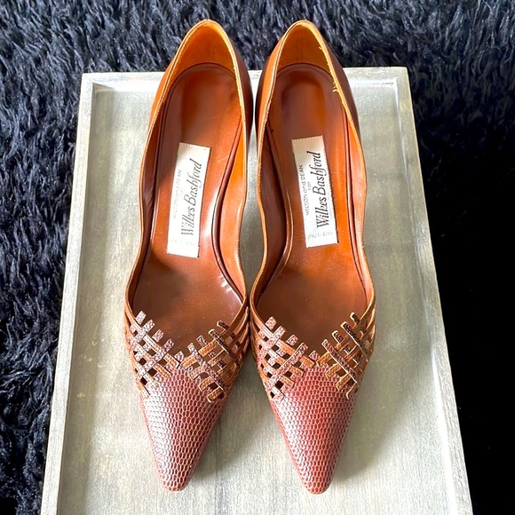 Wilson and Dean/Wilkes Bashford Brown heels - Picture 1 of 6